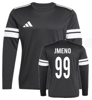 BRANKÁŘSKÉ DRES S VLASTNÍM JMENO černa